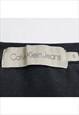 CALVIN KLEIN JEANS GRAPHIC LOGO BLACK TSHIRT WOMENS