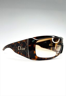 Christian Dior Sunglasses Oversized Shield Logo Cannage 2