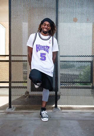 TYUS EDNEY SACRAMENTO KINGS NBA BASKETBALL JERSEY CHAMPION