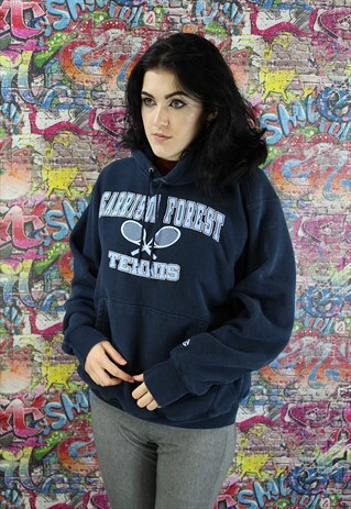 VINTAGE CHAMPION 90S SWEATSHIRT HOODIE. BRANDED SPORTSWEAR.