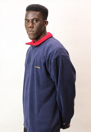 VINTAGE TOMMY HILFIGER 1/4 ZIP SWEATSHIRT