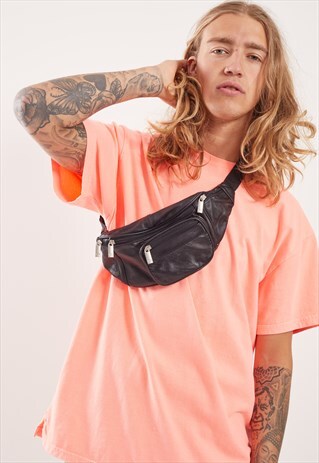 VINTAGE LEATHER FESTIVAL BUM BAG