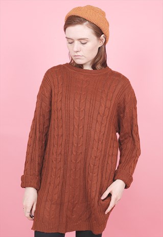 VINTAGE OVERSIZE KNITTED JUMPER /R2100