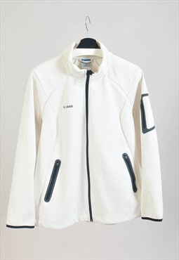 Vintage 00s track thermo jacket in white