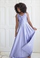 LONG VINTAGE HALTER DRESS