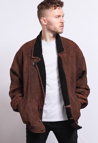 VINTAGE SUEDE AVIATOR JACKET