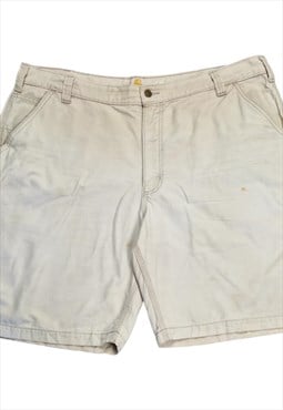Carhartt Cargo Shorts In Cream Size W42