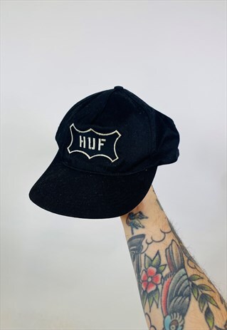 VINTAGE 90S HUF EMBROIDERED HAT CAP