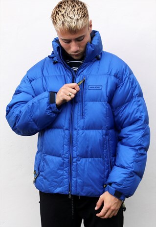 BLUE POLO SPORT RALPH LAUREN PUFFER JACKET