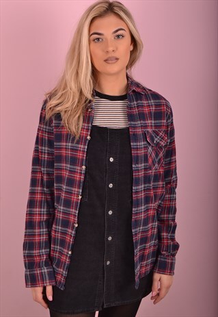 BLUE CHECK FLANNEL SHIRT GRS1192