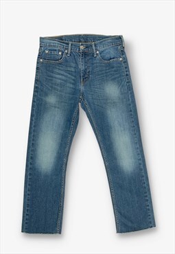 Vintage levi's 511 skinny fit raw hem jeans w29 BV19762