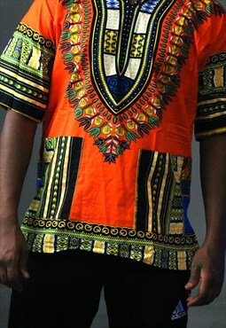Vintage  multi ethnic st shirt in small