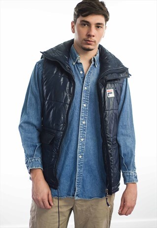 VINTAGE FILA PUFFER JACKET 90S X 17.5