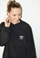 Vintage 90s ADIDAS Embroidered Logo Fleece Sweatshirt
