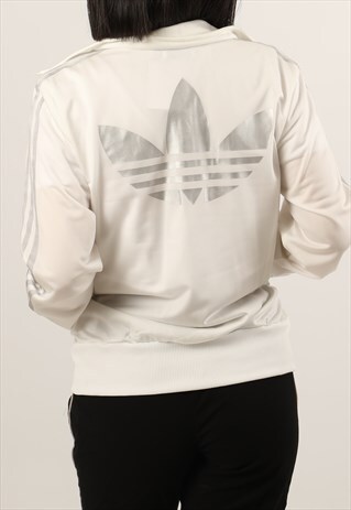 VINTAGE ADIDAS EMBROIDERED LOGO TRACK JACKET