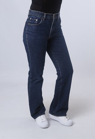 DENIM BOOTCUT JEANS VINTAGE UK 10 (KJAR)