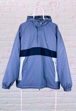 Vintage Ellesse Puffer Jacket Blue XL