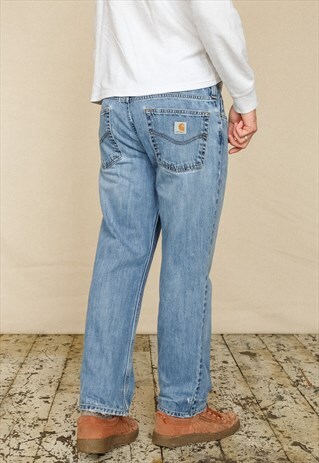 Vintage Carhartt Jeans Men's Mid Blue