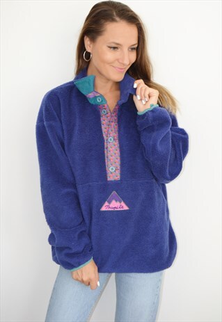 90'S HELLY HANSEN VINTAGE 1/4 FLEECE SWEATSHIRT