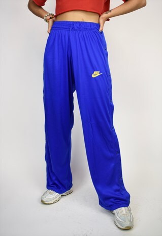 VINTAGE 90'S ROYAL BLUE NIKE JOGGERS