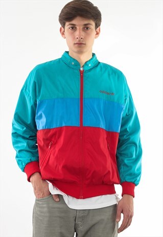 VINTAGE ADIDAS ORIGINALS TRACKSUIT 90S BLUE RED