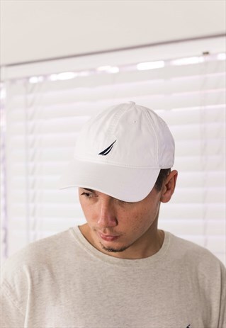 VINTAGE NAUTICA CAP HAT LOGO 90S X 3.6