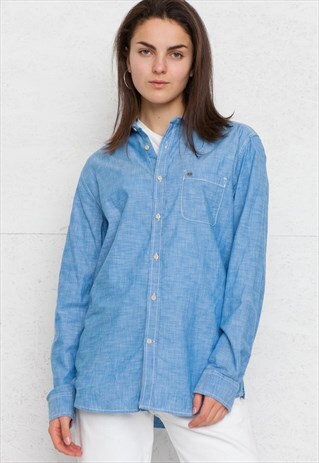 VINTAGE BLUE DIESEL LONG SLEEVE SHIRT