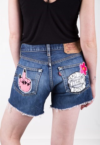 REWORKED LEVI'S VINTAGE DENIM SHORTS