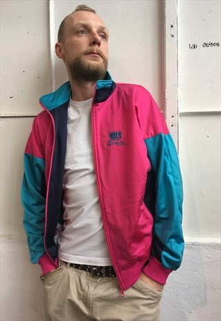 VINTAGE 90' OLDSCHOOL COOL UNISEX PINK BLOUSE