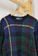 VINTAGE 90S POLO RALPH LAUREN HAND KNIT SWEATER SIZE M