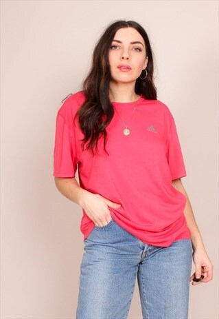 VINTAGE 90S PINK ADIDAS T-SHIRT