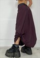 VINTAGE Y2K SKIRT CARGO TOGGLE GRUNGE MAXI CYBER GOTH 90S