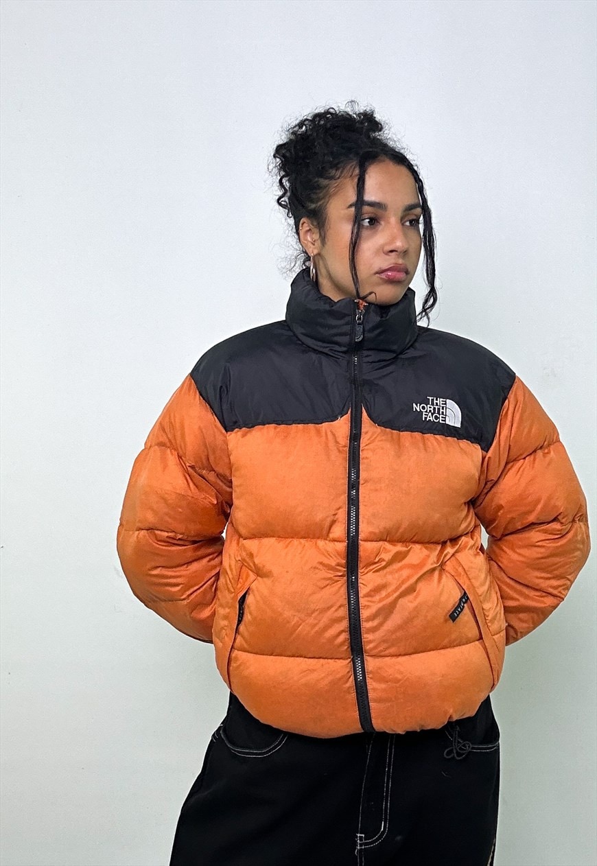 The north top face jacket orange