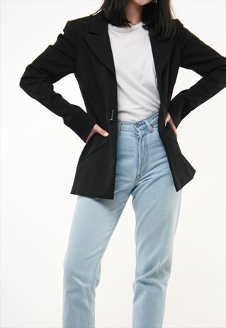 VINTAGE KARL LAGERFELD FOR H&M WOOL BLAZER JACKET 735
