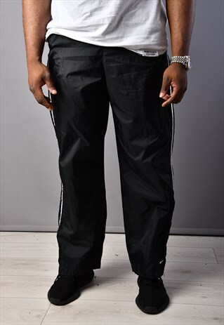 BLACK NIKE TRACKSUIT BOTTOMS TB144
