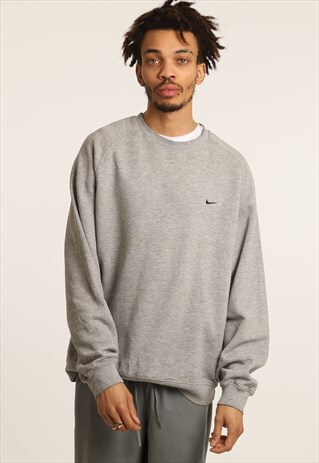 VINTAGE NIKE EMBROIDERED LOGO SWEATSHIRT