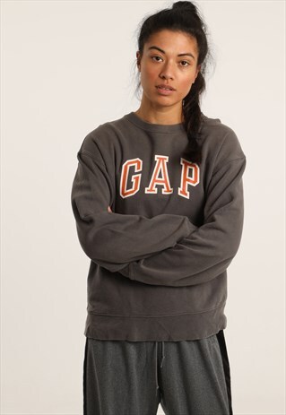 VINTAGE GAP PRINT SPELLOUT SWEATSHIRT