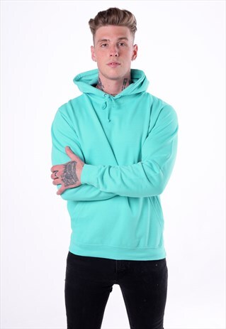 ESSENTIAL BLANK PULLOVER HOODY - HAWAIIAN BLUE