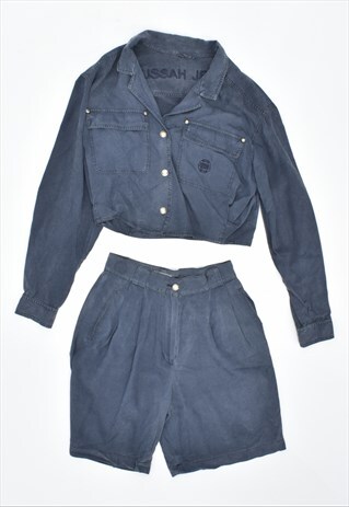 VINTAGE 90'S 2 PIECE SET NAVY BLUE