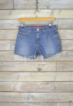 Vintage levi's 515 cut off denim shorts w29 BR1425