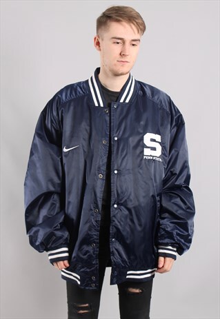 VINTAGE NIKE PENN STATE PADDED PUFFER COAT