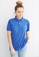 VINTAGE Y2K LACOSTE POLO EMBROIDERED DISTRESSED T-SHIRT 