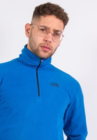 THE NORTH FACE 1/4 ZIP FLEECE SWEATSHIRT