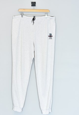 VINTAGE 1990'S ADIDAS TRAINING TRACKSUIT BOTTOMS GREY XLARGE