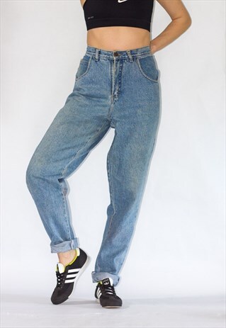 VINTAGE LEVI'S 80'S HIGH WAIST STONEWASH MOM JEANS