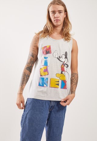 VINTAGE DISNEY GRAPHIC FESTIVAL VEST
