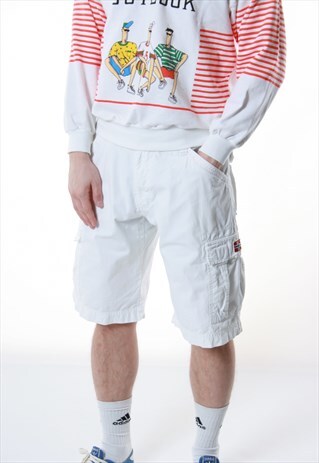 90S VINTAGE NAPAPIJRI SPORTS SHORTS SUMMER RUNNING 13344