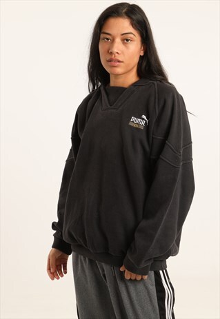 VINTAGE PUMA EMBROIDERED SPELLOUT SWEATSHIRT