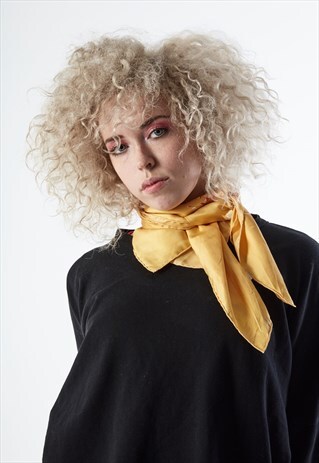 NINA RICCI YELLOW FOULARD SCARF