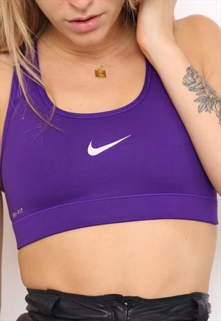 NIKE PURPLE SPORTS BRA CROP TOP